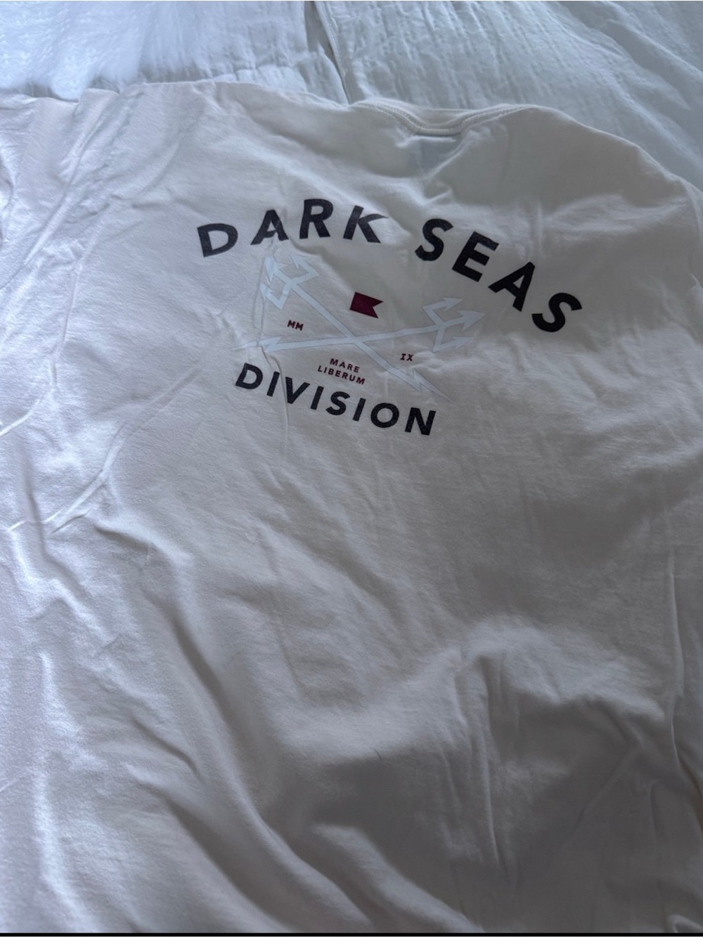 Dark Seas Division Short Sleeve T-Shirt - White